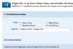 Wie man den +1 Button einbaut