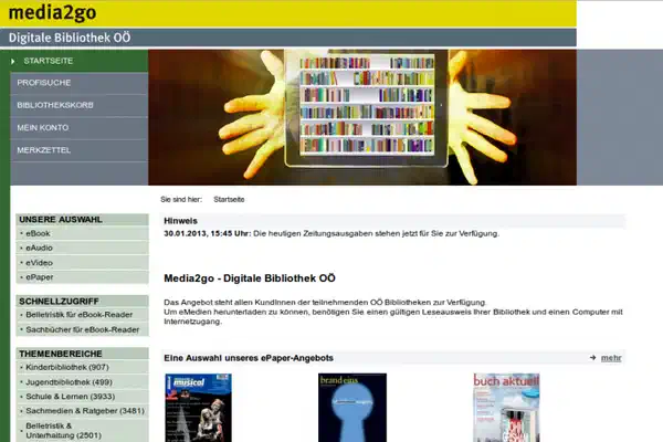 Kostenlose e-books für Oberösterreicher