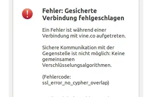 vine.co only supports RC4 ciphers