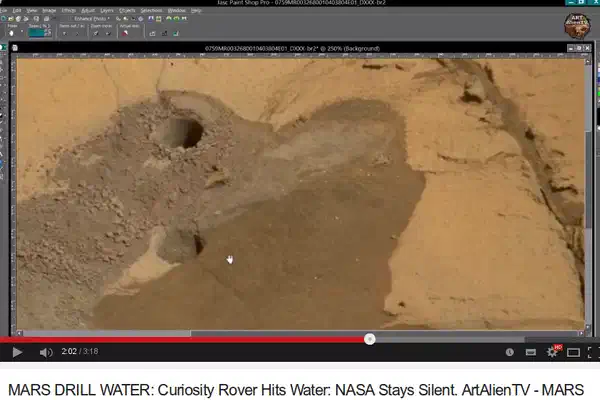 Die Verschwörung der Woche: Curiosity hat Wasser gefunden